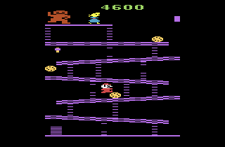 Donkey Kong atari screenshot