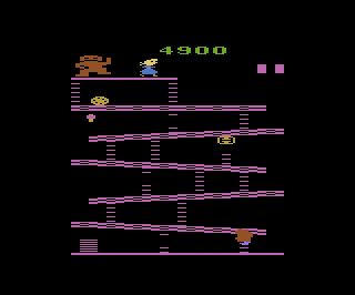 Donkey Kong atari screenshot