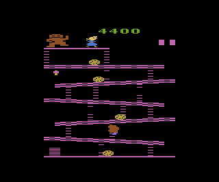 Donkey Kong atari screenshot