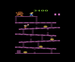 Donkey Kong atari screenshot