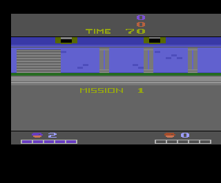 Double Dragon atari screenshot