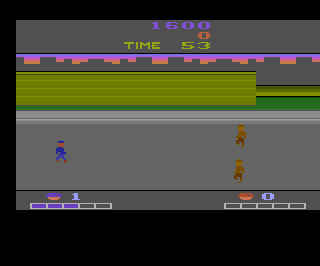 Double Dragon atari screenshot
