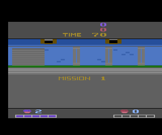 Double Dragon atari screenshot