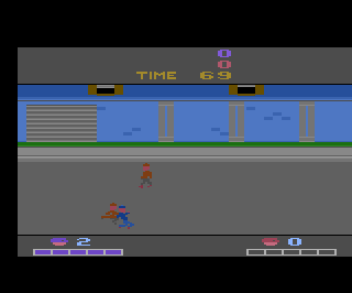 Double Dragon atari screenshot