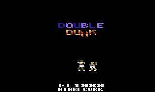 Double Dunk atari screenshot