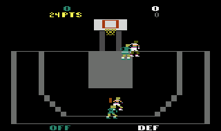 Double Dunk atari screenshot