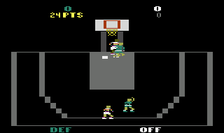 Double Dunk atari screenshot