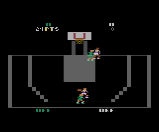 Double Dunk atari screenshot