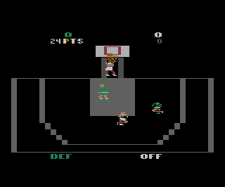 Double Dunk atari screenshot