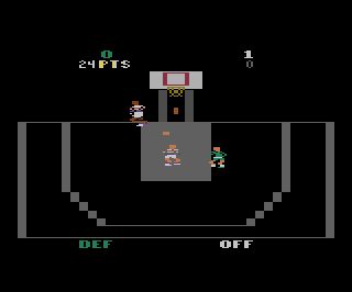 Double Dunk atari screenshot