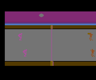 Double-Game Package - Flippern / Volleyball atari screenshot