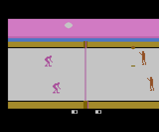 Double-Game Package - Flippern / Volleyball atari screenshot