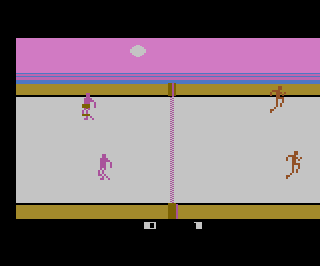Double-Game Package - Flippern / Volleyball atari screenshot