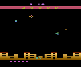 Dragon Defender atari screenshot