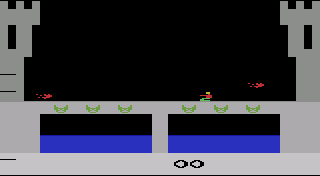 Dragonfire atari screenshot