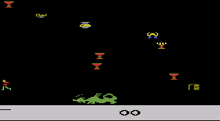 Dragonfire atari screenshot