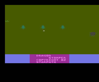 Dragonstomper atari screenshot