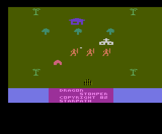 Dragonstomper atari screenshot