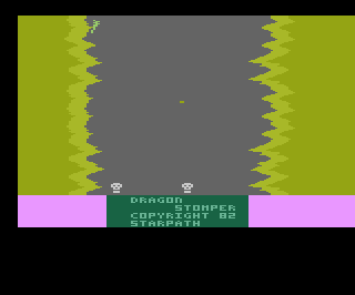 Dragonstomper atari screenshot