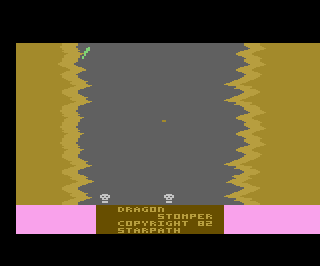 Dragonstomper atari screenshot