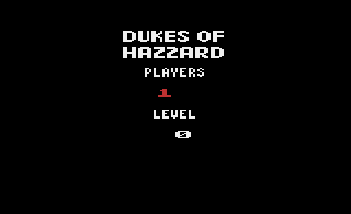 Dukes of Hazzard atari screenshot