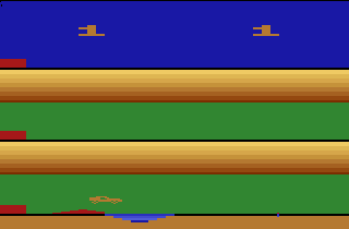 Dukes of Hazzard atari screenshot