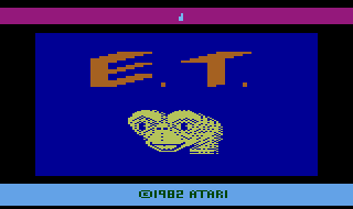E.T. - The Extra-Terrestrial atari screenshot