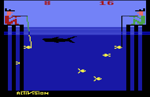 Fishing Derby atari screenshot