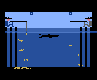 Fishing Derby - Schneller Als der Hai atari screenshot