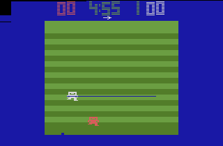 Football atari screenshot