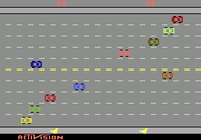 Freeway atari screenshot