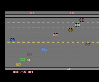 Freeway atari screenshot