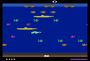 Frogger II - Threeedeep! atari screenshot