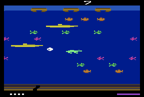 Frogger II - Threeedeep! atari screenshot