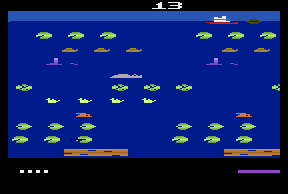 Frogger II - Threeedeep! atari screenshot