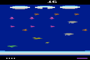 Frogger II - Threeedeep! atari screenshot