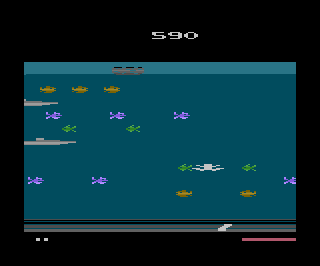 Frogger II - Threeedeep! atari screenshot