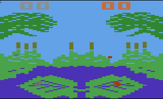 Frogs and Flies atari screenshot