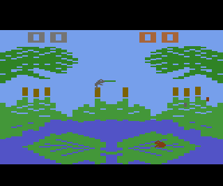Frogs and Flies atari screenshot