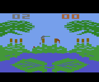 Frogs and Flies atari screenshot