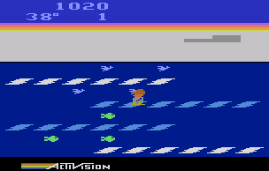 Frostbite atari screenshot