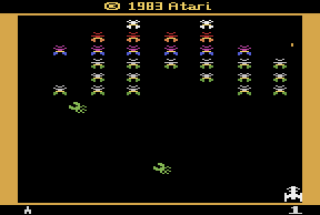 Galaxian atari screenshot