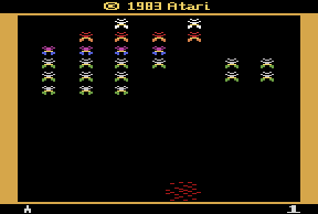 Galaxian atari screenshot