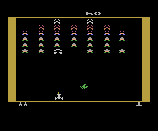 Galaxian atari screenshot