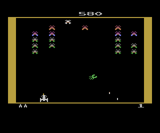 Galaxian atari screenshot