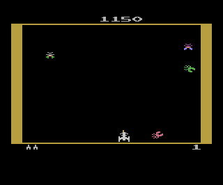 Galaxian atari screenshot