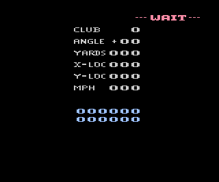 Golf Diagnostic atari screenshot
