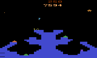 Gravitar atari screenshot