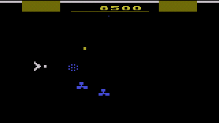 Gyruss atari screenshot