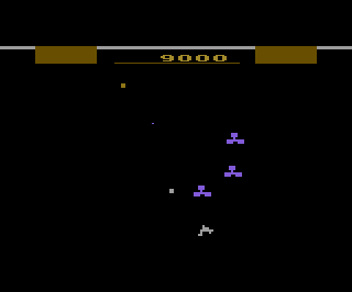 Gyruss atari screenshot